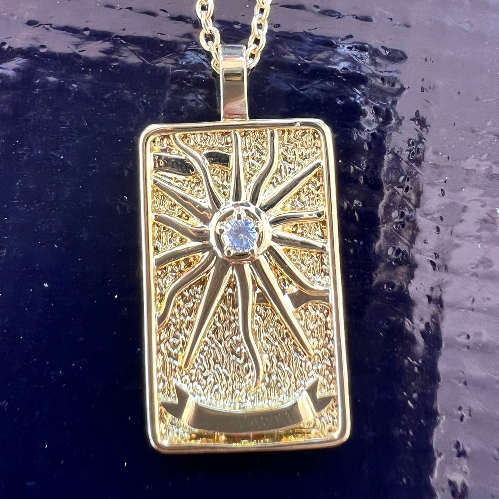 Stainless Steel Gold Tone Necklace